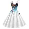 thumbnail image 1 of WILLBEST Vestidos de Mujer Vestidos Vintage para Mujer sin Mangas Hasta La Rodilla Retro Línea A Acampanado Vestido Formal de Fiesta de Graduación 806 Chica, 1 of 2