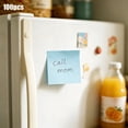 thumbnail image 4 of Hyknon Sticky Notes 3x3 Inch, 100 Sheets/Pad Self-Stick Pads Pastel Solid Color Sticky Note, Recyclable Stickers Note Tabs, Easy to Post Removable Reminder Labels for Home Office Daily, Blue, 4 of 7