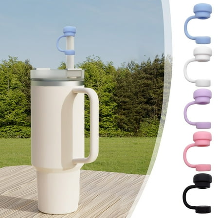 Dianli 10mm (0.39in) Wide Reusable Drinking Straws for Smoothies Bubble Tea Cups, Flexible Durable Portable Dishwasher-Safe Multi-Color Ideal for Home Travel