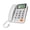 White, variant on 7829 Corded Phone Landline Home Phone Landline Phone Landline Telephone with Call Display for Office Hotel Home Bathroom