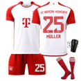 thumbnail image 3 of 2324 Bayern en casa 9 Kane uniforme de fútbol 25 Muller 7 Gnabri 10 Sane 42 Musilla, 3 of 6