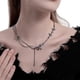 thumbnail image 2 of Colored Butterfly Necklace, 2 of 3