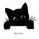 thumbnail image 4 of Letrero Esquina Puerta Metal para Gato Halloween Regalos Fiesta (cabeza Gato), 4 of 4