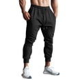 thumbnail image 2 of Kalauyu Men's Casual Joggers Pants Stretch Elastic Waist Drawstring Tapered Sweatpants with Pockets, 2 of 6