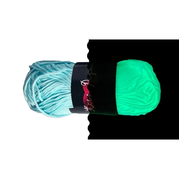 Glow in the Dark Yarn - 2200 inches - Blue