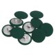 thumbnail image 1 of 10uds 32L tela Paño Cubierto Botón 20mm Redondo metal Unique Bargains verde Militar, 1 of 5