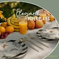 thumbnail image 7 of Crown Display Monarch Fancy Paper Plates, 80-Piece Party Set, 8-Inch Small and 10-Inch Large, 7 of 7