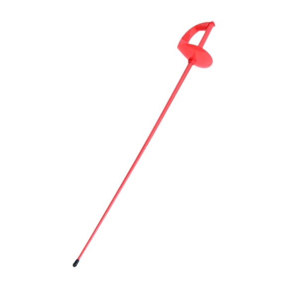 de esgrima, accesorio de vestuario, equipo de entrenamiento, agarre cómodo, práctico juguete de esgrima de 39 pulgadas, esgrima de práctica par Rojo