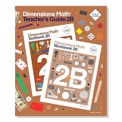 Pre-Owned Dimensions Math Teacher's Guide 2B | Singapore Math Inc. [Spiral-bound], 9781947226357, 1947226355, Paperback,