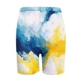 thumbnail image 4 of Generic Women Yoga Shorts Summer Casual Trendy Tummy Control Short Tie-Dye Printed Slim Fit Athletic Leggings Workout Shorts, 4 of 4