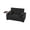 Black, variant on Tulib 3-in-1 Convertible Sleeper Sofa Bed, Pull Out Loveseat Couch with USB Charging Ports, Cup Holder & Swivel Side Table for Small Spaces, Black