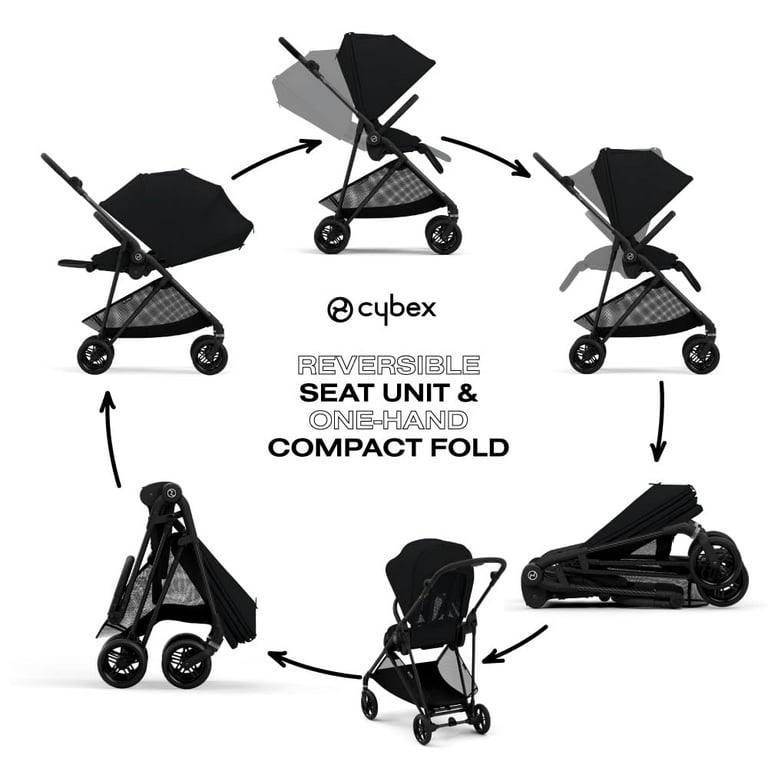 cybex MELIO CARBON 2023モデルムーンブラック Amazon.com