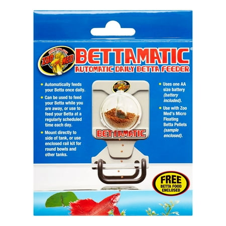 UPC: 0097612240061 | Zoo Med Zoo Med Bettamatic Automatic Daily Betta Feeder