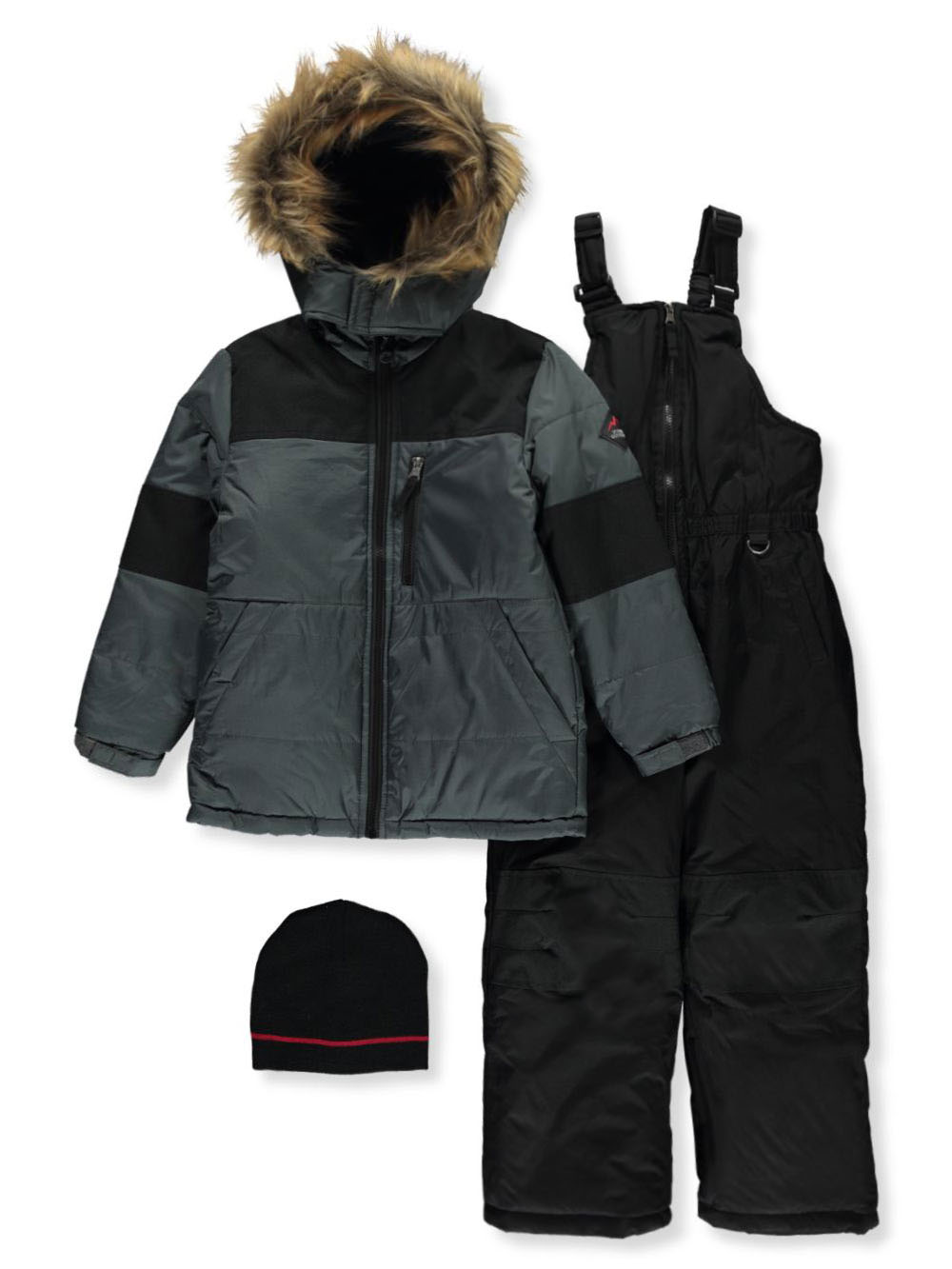Ixtreme Boys' Panel 3Piece Snowsuit with Beanie (Big Boys)