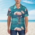 thumbnail image 4 of Daiia Flowers in Glass Vase Hawaiian Shirt for Men Gentle Cotton Regular Short Sleeve Casual-X-Large, 4 of 9