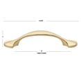 thumbnail image 4 of GlideRite 3 in. Center-Center Classic Arch Cabinet Pull, Champagne Gold - 83167-CHPG, 1 Pack, 4 of 4