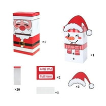Pekkaxy Christmas Cash Surprise Box, 2 Pack Money Holder Gift Card Box for Holiday Gifts