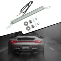 Mduoduo 12V Car Backup Light Bar Dual LED Light License Plate Lamp Strip Brake Light Rear Reverse Lamp LED Car License Plate Light Bar Car Accessories