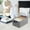 A-Free Size, variant on Tgbvmt Printed Woven Storage Basket Large Capacity Multi-functional with Handles for Home Office Travel Clothes Blanket Books Toys Snacks Cosmetics Organizer Stylish Durable Fabric Variety of Colors