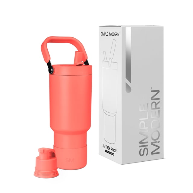 Botella de agua Simple Modern Trek Pivot de 900 ml con asa