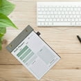 thumbnail image 1 of To Do List Notepad 100 Undated Sheets （8.5"×6.1"）Duplex Printed Daily Planner For Work Home School Desk Accessories & Goal Setting Tasks Green, 1 of 6