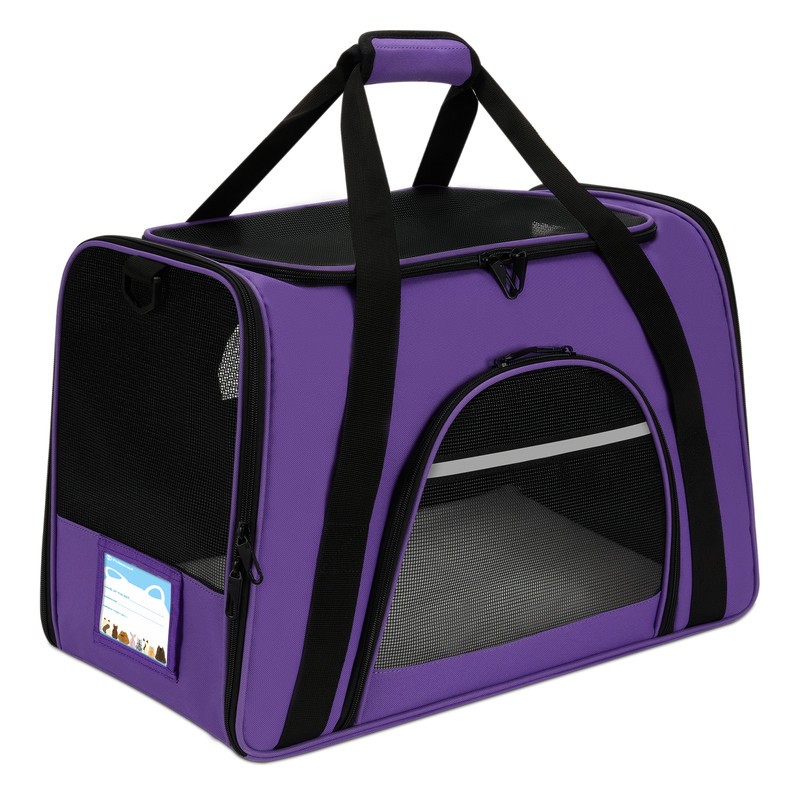 Pnimaund Cat Carrier Large Pet Carrier Soft Dog Carrier with Lockable Zippers [2023New] Cat