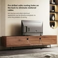 thumbnail image 4 of NessCarsti Mid-Century Modern TV Stand for 70" TVs, 70.87" Walnut Console with Storage, 4 of 11