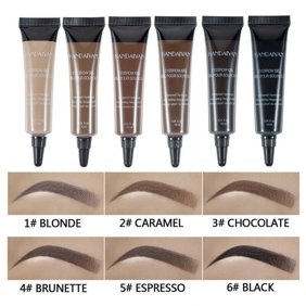 Eyebrow Dye Tint Gel Eye Brow Mascara Cream With Brush Kit Waterproof