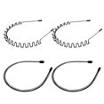 thumbnail image 1 of JERLITU Diadema de metal para hombres y mujeres, diadema de moda, diadema con ondas neutras, bandas para el cabello para deportes al aire libre, accesorios para el cabello antideslizantes elásticos si, 1 of 5