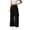 Black-Pants for Women, variant on Womens Wide Leg Pants Trendy Wrap Bow Tie Palazzo Trousers High Waisted Dress Pants