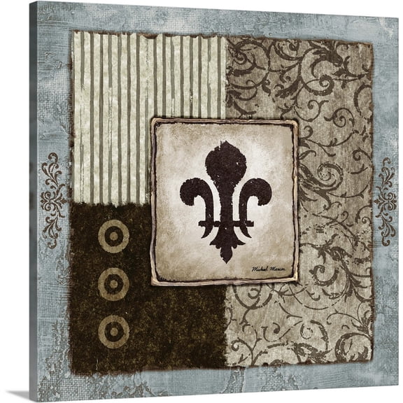 Great BIG Canvas | Michael Marcon Premium Thick-Wrap Canvas entitled Fleur de Lis II