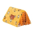 thumbnail image 3 of Casa para hámster con cortina lavable, escondite para animales pequeños, jaula para cobayas Amarillo M, 3 of 8