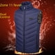 thumbnail image 3 of Chaleco calefactor de cuello alto para hombre, chaleco de algodón, chaleco calefactor eléctrico, fuente de alimentación USB, temperatura constante inteligente, 3 of 4