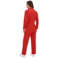 thumbnail image 2 of CHICTRY Combinaison de Mécanicien pour Hommes Combinaison pour Femmes Salopette Manches Longues Combinaisons Body Rave Rouge 3TG, 2 of 3