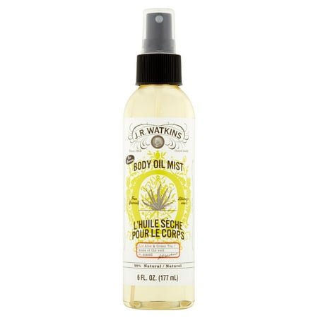 - J.R. Watkins Body Oil Mist, Aloe & Green Tea , 6 Oz Pump