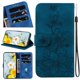 thumbnail image 4 of Funda para Google Pixel 8A con tarjetero y soporte magnético con diseño de lirio en relieve, 4 of 5
