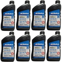 ACDelco 109326 0W-20 dexos1 Gen 3 Full Synthetic Motor Oil 1 Quart (8 pack)