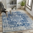 thumbnail image 3 of Mark&Day Area Rugs, 3x10 Amelia Traditional Navy Runner Area Rug, Blue Grey Beige Carpet for Hallway, Kitchen, Bedroom or Living Room (2'7" x 10'3" Runner), 3 of 8