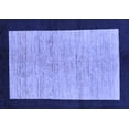 thumbnail image 1 of Ahgly Company Machine Washable Indoor Rectangle Oriental Blue Modern Area Rugs, 2' x 5', 1 of 4