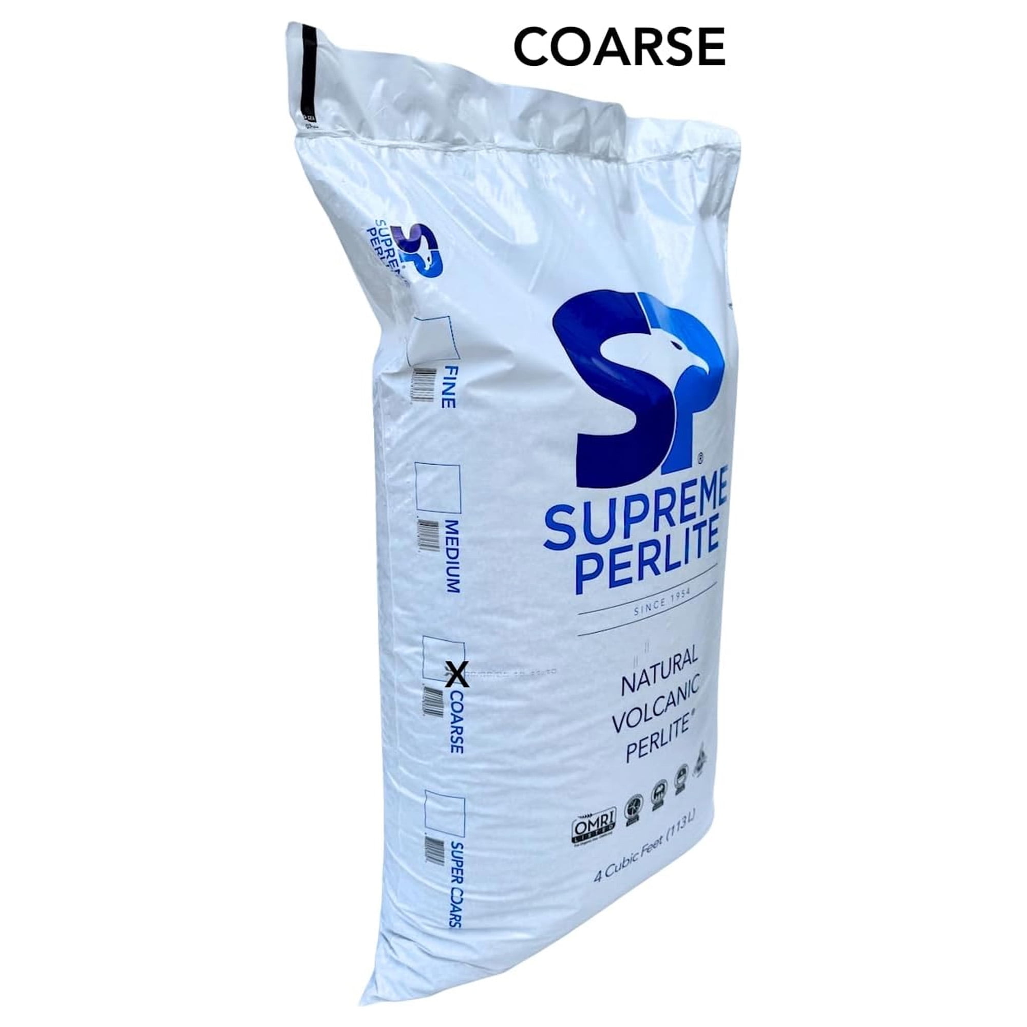Supreme Perlite Coarse Horticultural Perlite for Soil and Plants, 4 Cu Ft Bag