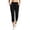 *Black, variant on VBVC Women's Drawstring Capri Sweatpants , Casual Slim Summer Joggers For Women , Ladies' Straight Leg Crop Pants with Pockets, Black , S-2XL