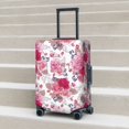 thumbnail image 5 of Travel Luggage Cover Protector - Peonies and roses Anti-Scratch Suitcase Covers Fits 18-32 Inch Luggage, 5 of 5