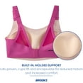 thumbnail image 4 of Brooks Women's Scoopback 2.0 Sports Bra for High Impact Running, Workouts & Sports with Maximum Support - Frosted Mauve/Mauve - 32 A/B, 4 of 6