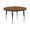 Oak, variant on Flash Furniture Wren 42'' Round Grey Thermal Laminate Activity Table - Height Adjustable Short Legs