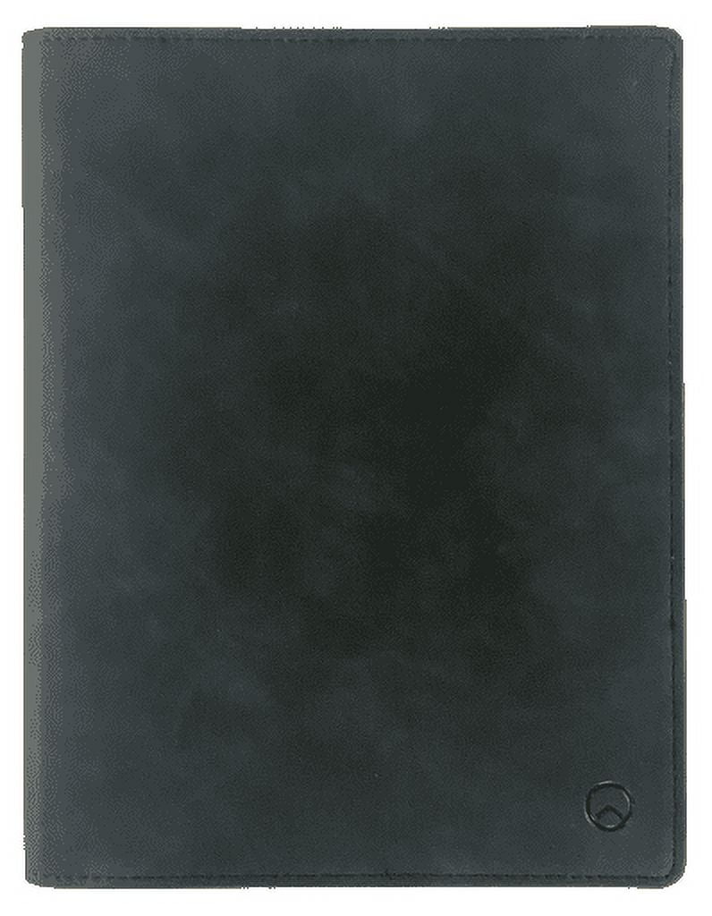 Work From Home Padfolio with Writing Notebook (9.75" x 12.25") Black