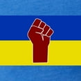 thumbnail image 3 of CafePress - Ukrainian Flag With Fist T Shirt - Mens Football Shirt, 3 of 4
