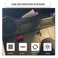 thumbnail image 4 of Real Bright Soft Car Interior Carbon Fiber Sticker Decoration2Pcs For Nissan 350Z 2003-2005 Red Carbon Fiber Rear Storage Box Lock CoverAuto Car Protection Interior Accessories, 4 of 8