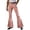 Light Pink, variant on CUSTG Men Leisure Trousers Leopard Print Bootcut Flare Denim Jeans Mid Rise Button Zip Waist Pocket Vintage Streetwear Everyday Travel Outdoor Adventures Trousers