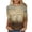 Gray-1, variant on SETOFF Plus Size Tops, 3/4 Sleeve Womens Halloween Shirts, Ghost Pumpkin Bat Print Crew Neck Casual Halloween Tops, Fall Fashion Holiday Party Daily Wear Halloween Outfits S-5XL