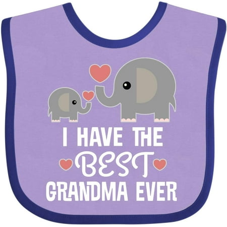 

Grandchild Best Grandma Ever Baby Bib